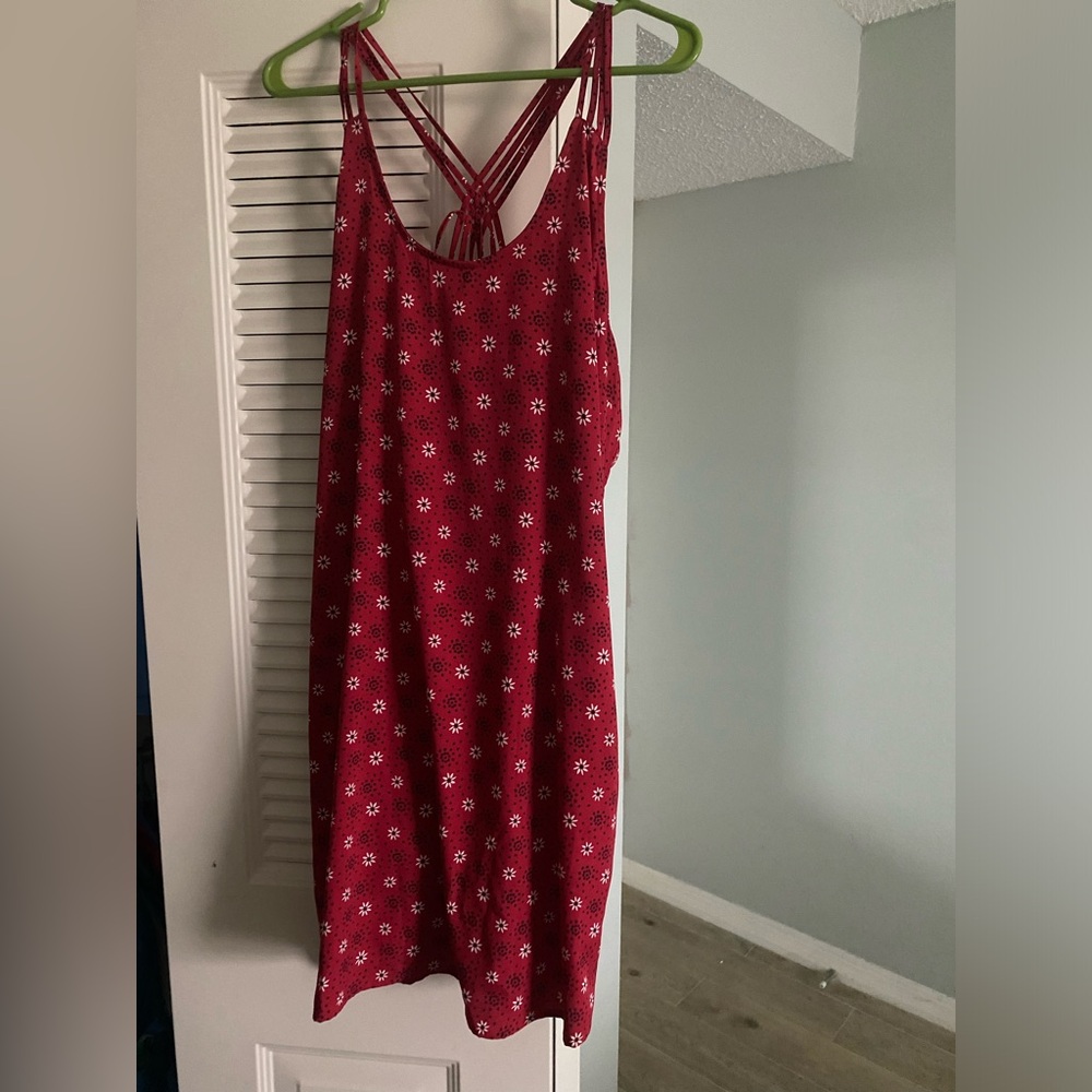 Mountain Khaki Sundress. Women’s L. Lined and has two side pockets